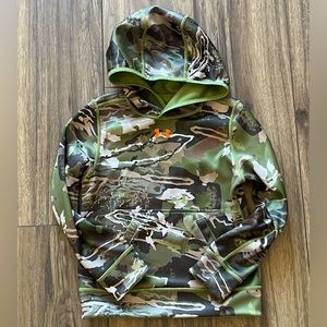 Boys Under Armour Cold Gear Reversible Hoodie - Small